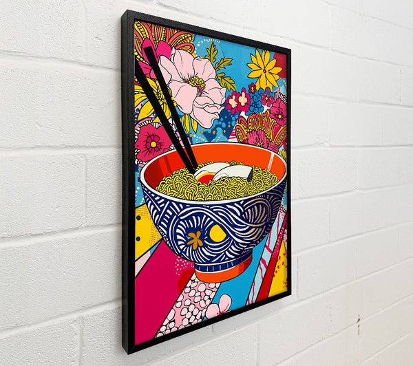Giant Ramen Bowl Pop Art
