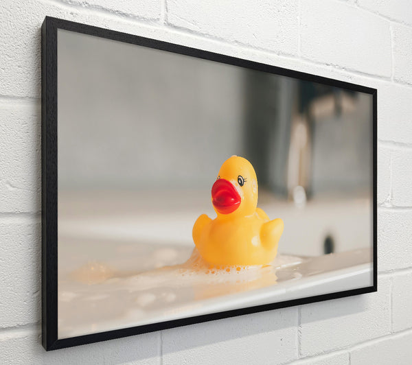 Yellow Duck In Foam