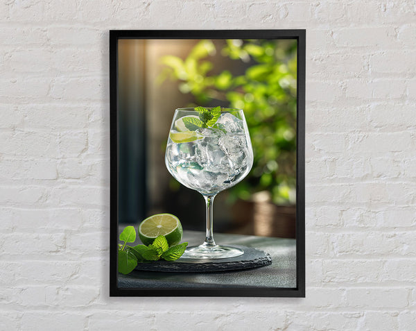 Gin And Tonic Drink Framed Print