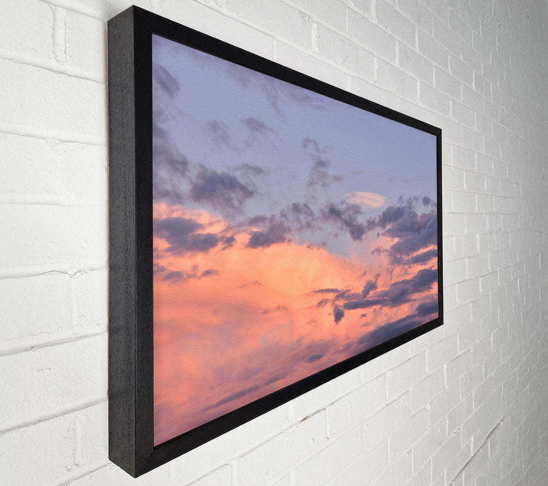  A Canvas Print of Peachy Cloudscape Canvas Wall Art