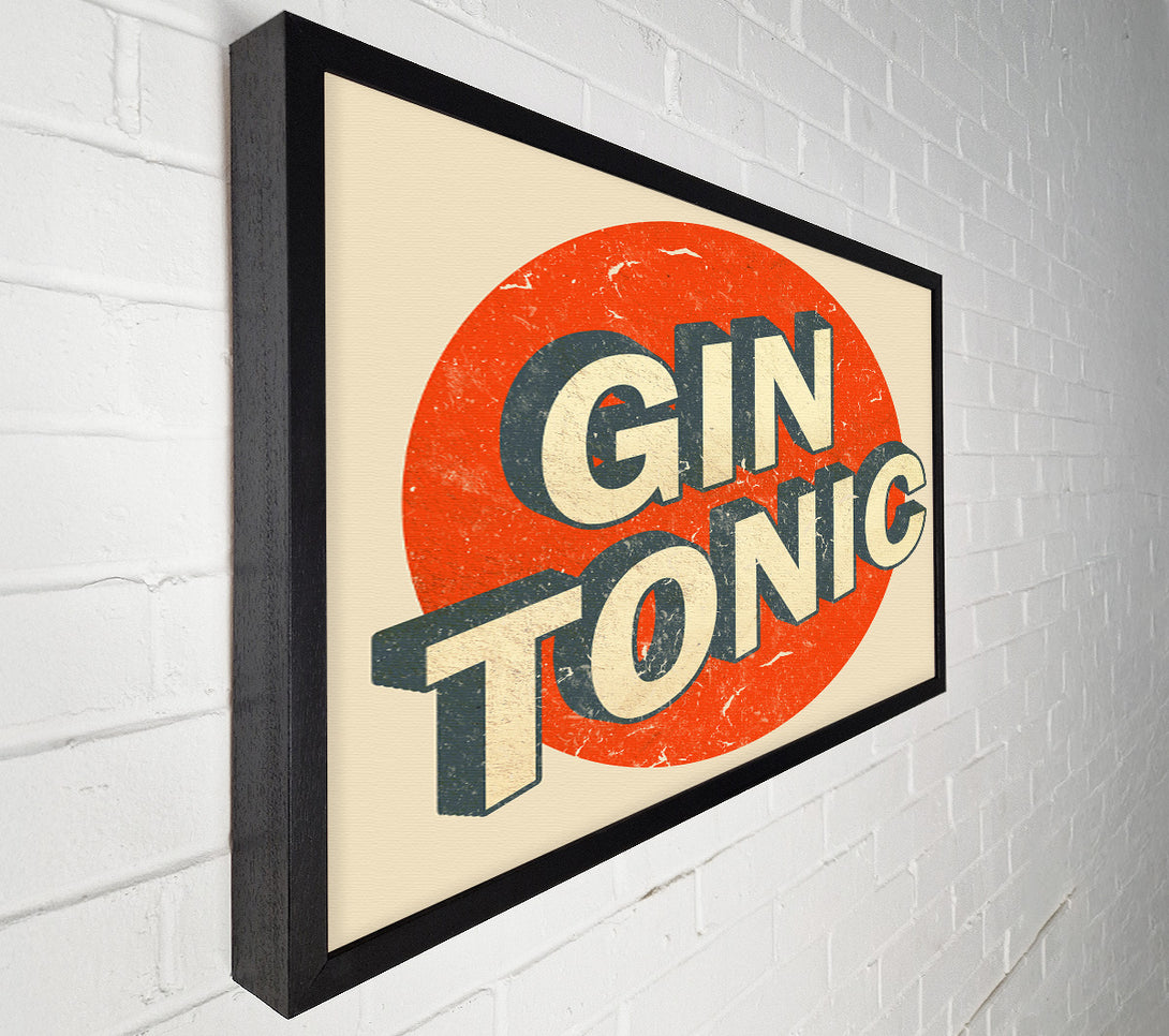  A Canvas Print of Gin Tonic Canvas Art