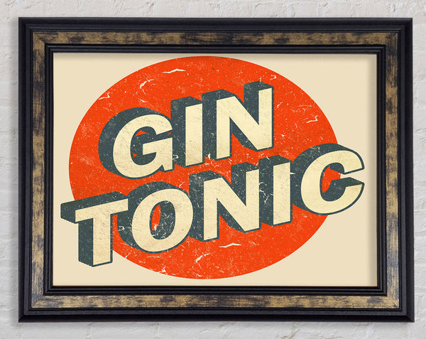 Gin Tonic Framed Print
