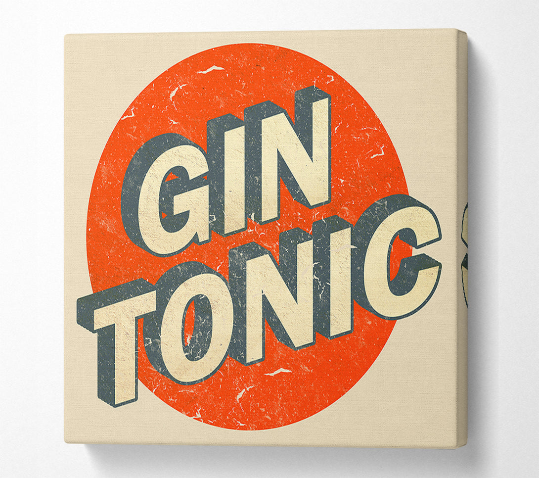 A Canvas Print of Gin Tonic Canvas Art