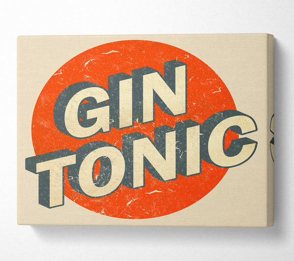  A Canvas Print of Gin Tonic Canvas Art