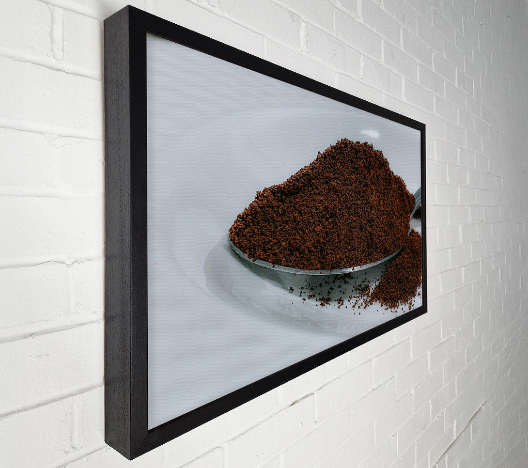  A Canvas Print of Brown Coffee Grounds Canvas Wall Art