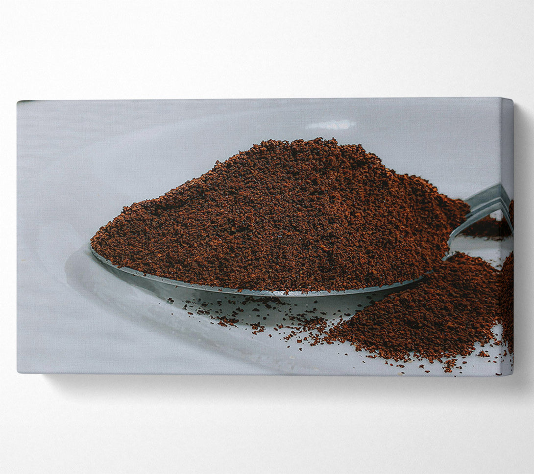  A Canvas Print of Brown Coffee Grounds Canvas Wall Art
