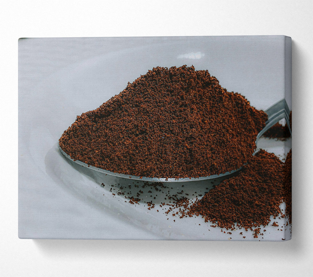  A Canvas Print of Brown Coffee Grounds Canvas Wall Art