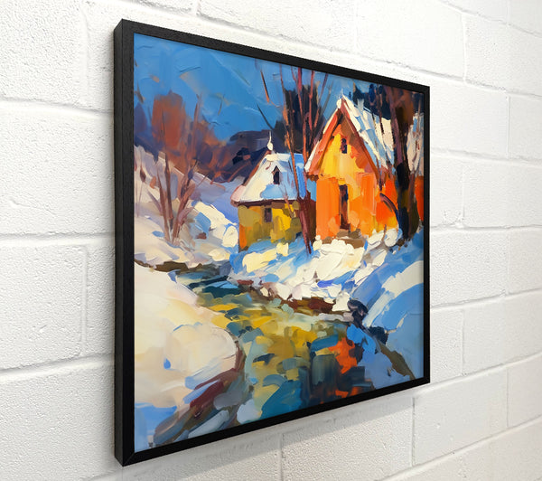 Orange Winter Stream