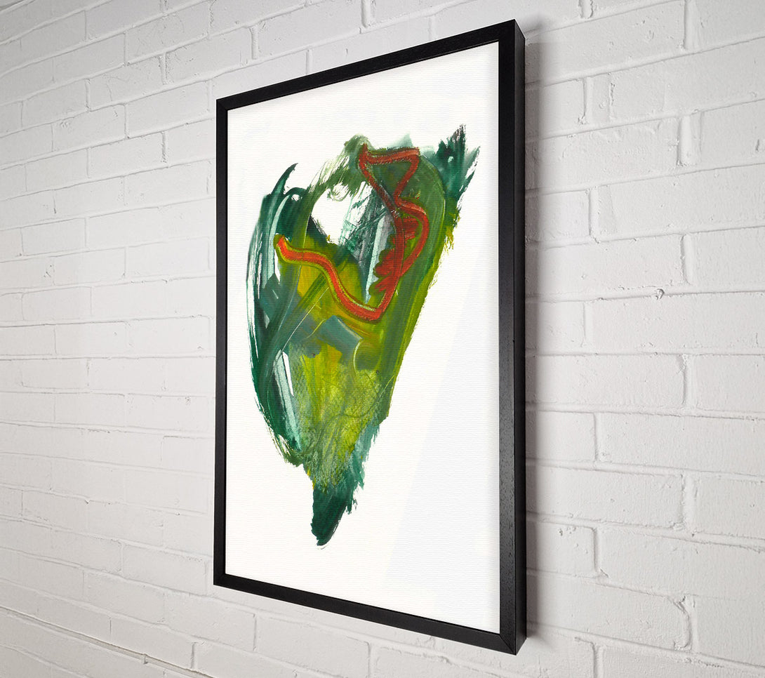  A Canvas Print of Emerald Serpent'S Dance Canvas Art