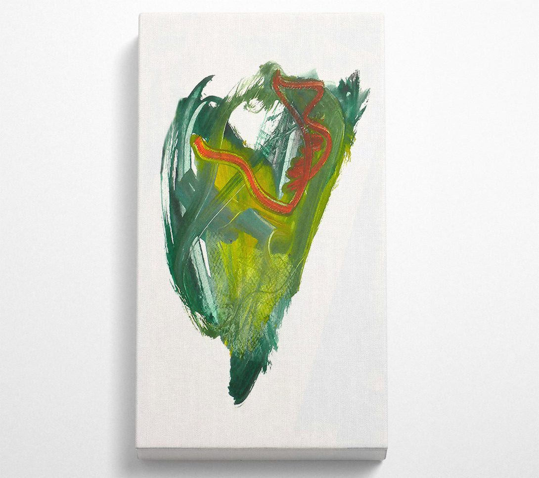  A Canvas Print of Emerald Serpent'S Dance Canvas Art
