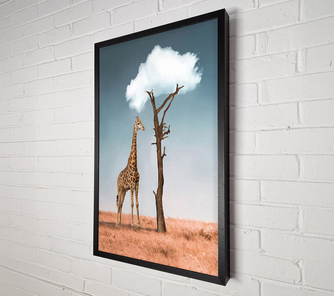  A Canvas Print of Giraffe Tree Canvas Art