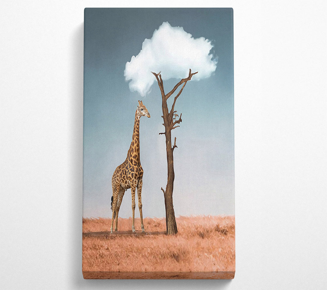  A Canvas Print of Giraffe Tree Canvas Art