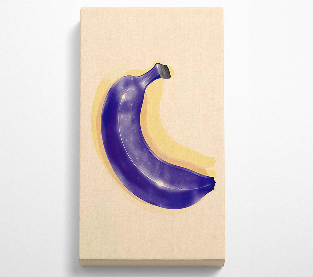  A Canvas Print of Cosmic Violet Banana Canvas Wall Art