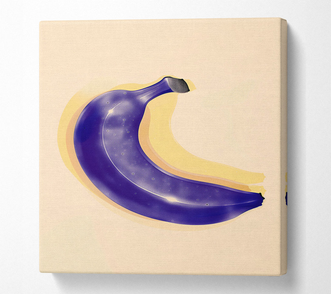  A Canvas Print of Cosmic Violet Banana Canvas Wall Art