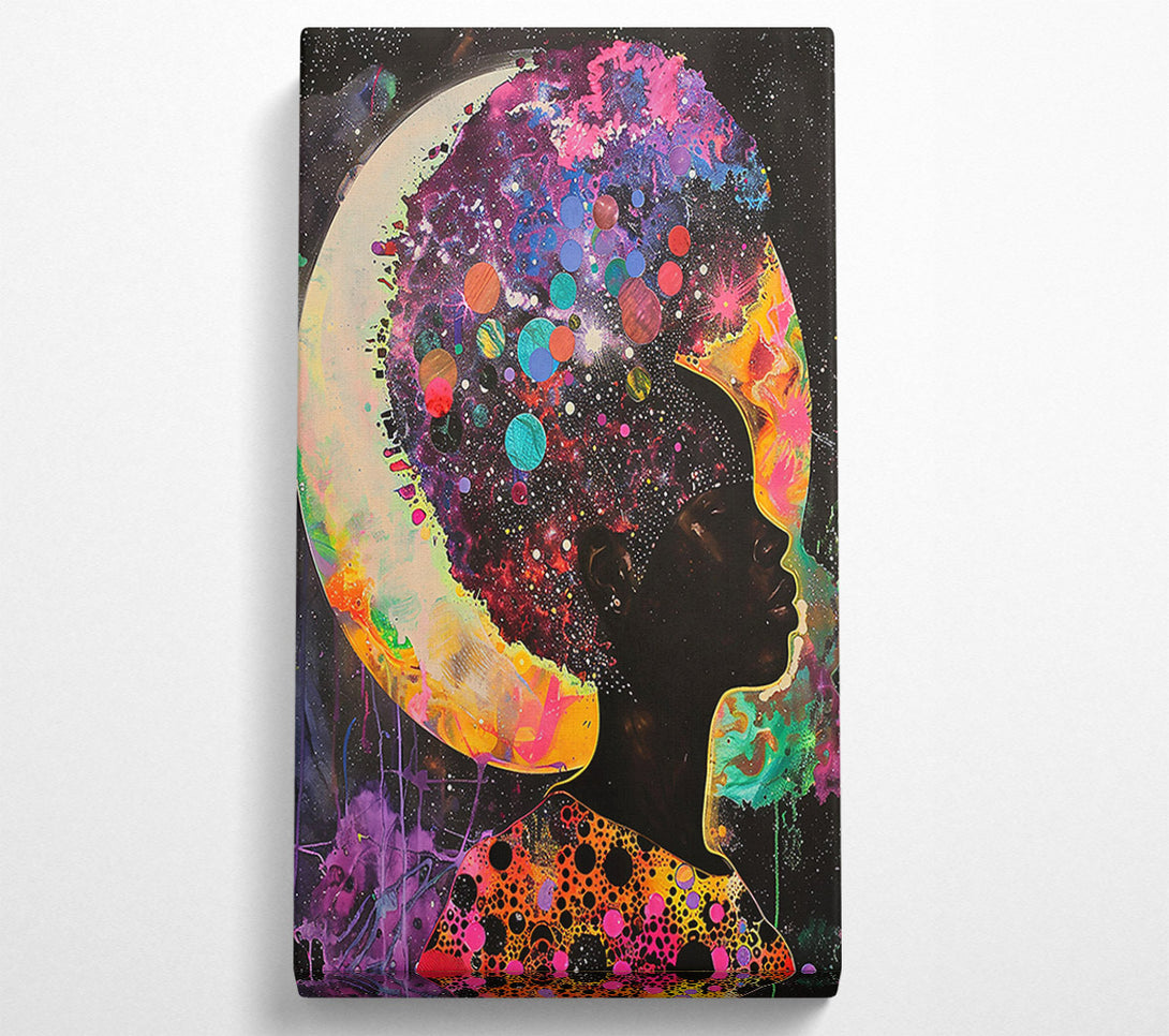  A Canvas Print of Cosmic Orange Dreamscape Canvas Wall Art