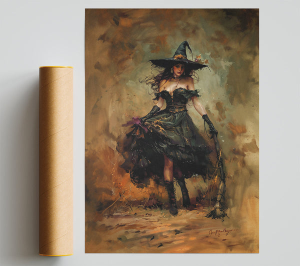 Ochre Witch'S Departure Giclee Print