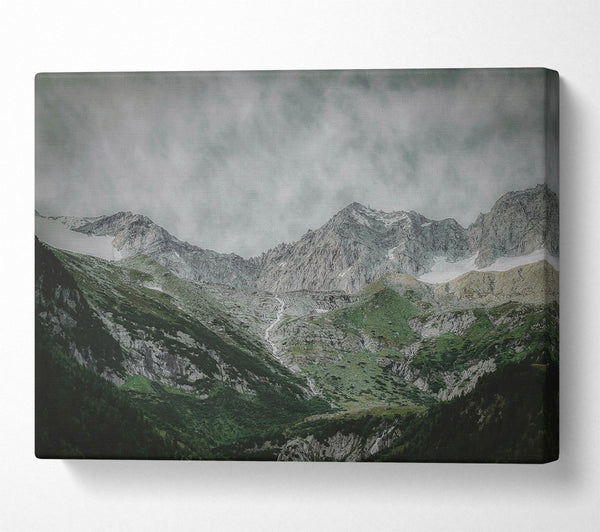  A Canvas Print of Grey Mountain Dreamscapes Canvas Print