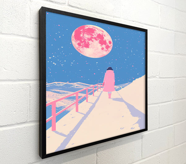 Pink Moon'S Embrace