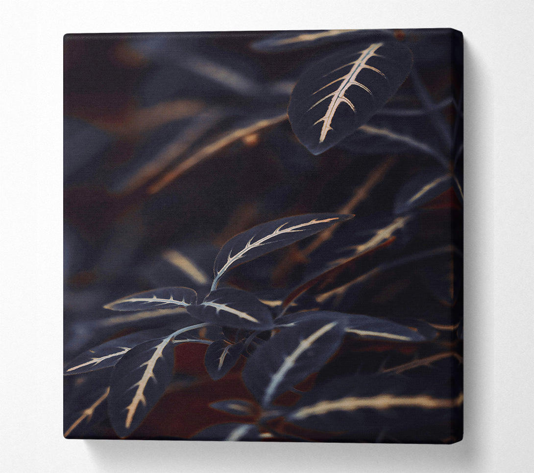  A Canvas Print of Silver Veined Darkness Canvas Wall Art