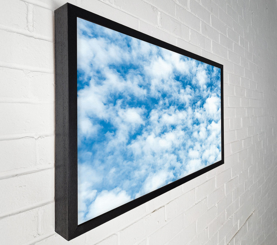  A Canvas Print of Azure Cloud Symphony Canvas Art