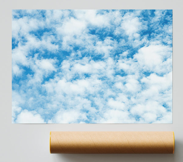 Azure Cloud Symphony Print