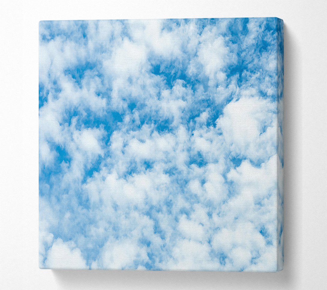  A Canvas Print of Azure Cloud Symphony Canvas Art