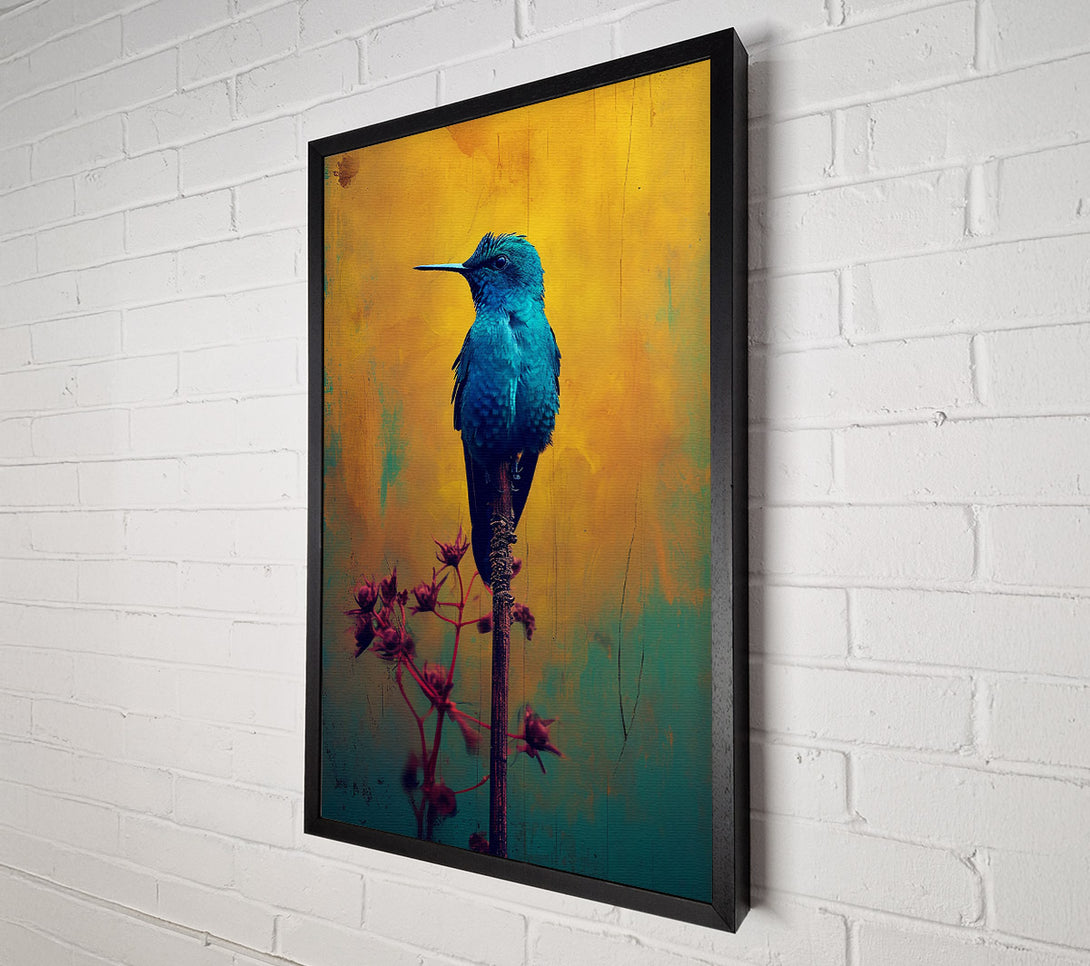  A Canvas Print of Azure Hummingbird Dream Canvas Print