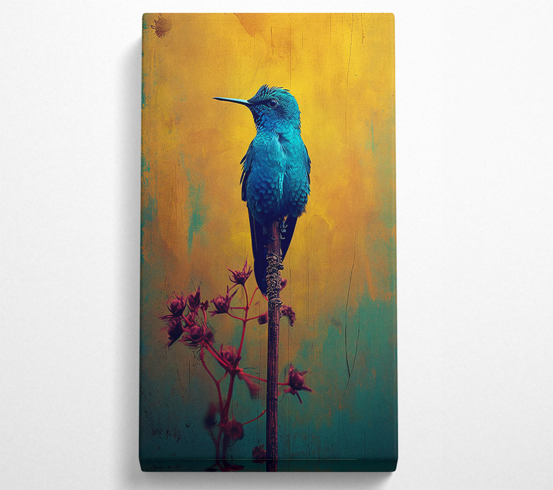  A Canvas Print of Azure Hummingbird Dream Canvas Print
