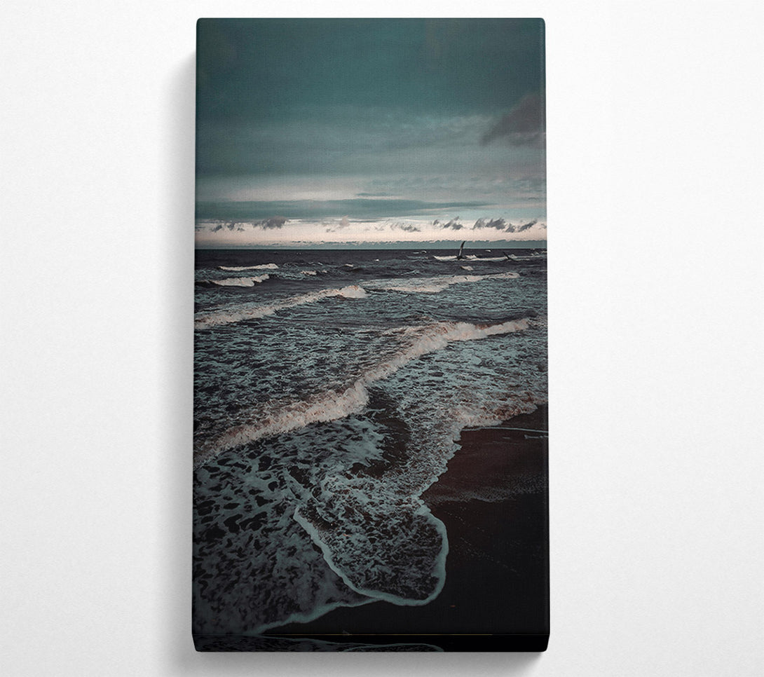  A Canvas Print of Azure Ocean'S Hush Canvas Art