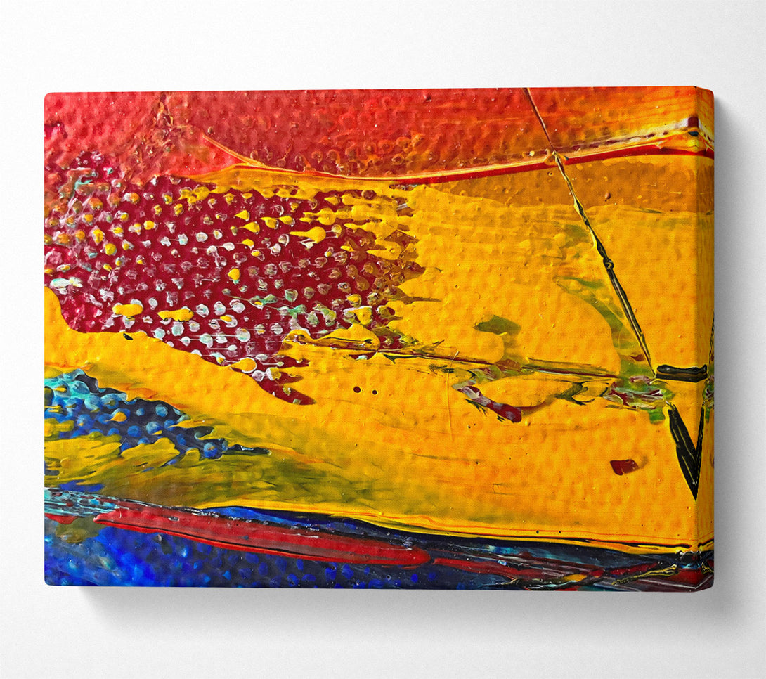  A Canvas Print of Golden Sun'S Embrace Canvas Art