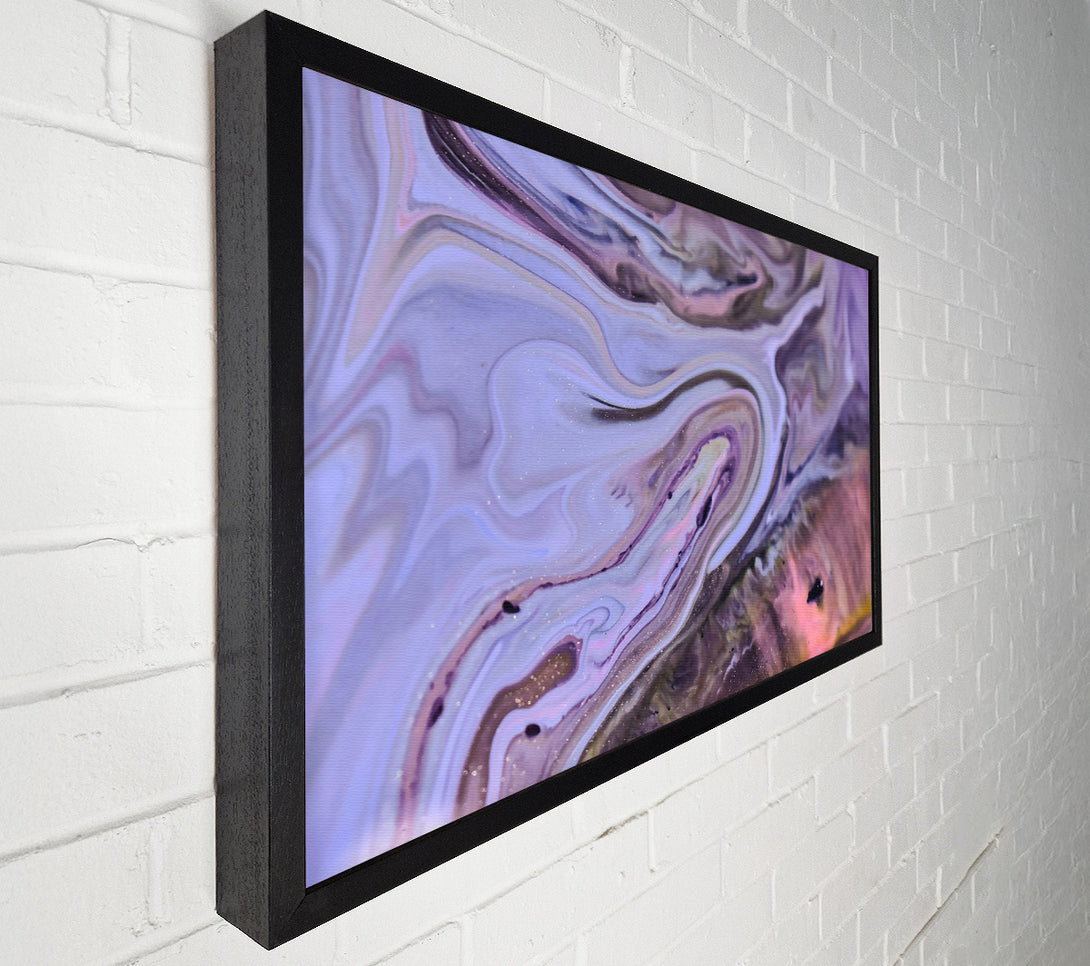  A Canvas Print of Lavender Swirls Of Dreams Canvas Wall Art