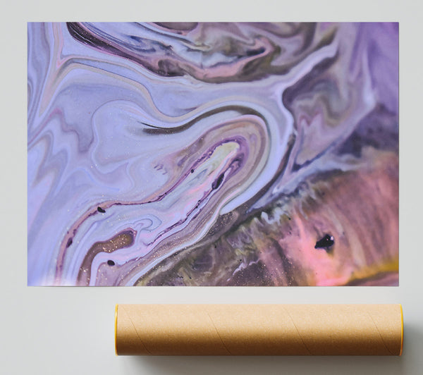 Lavender Swirls Of Dreams Giclee Print