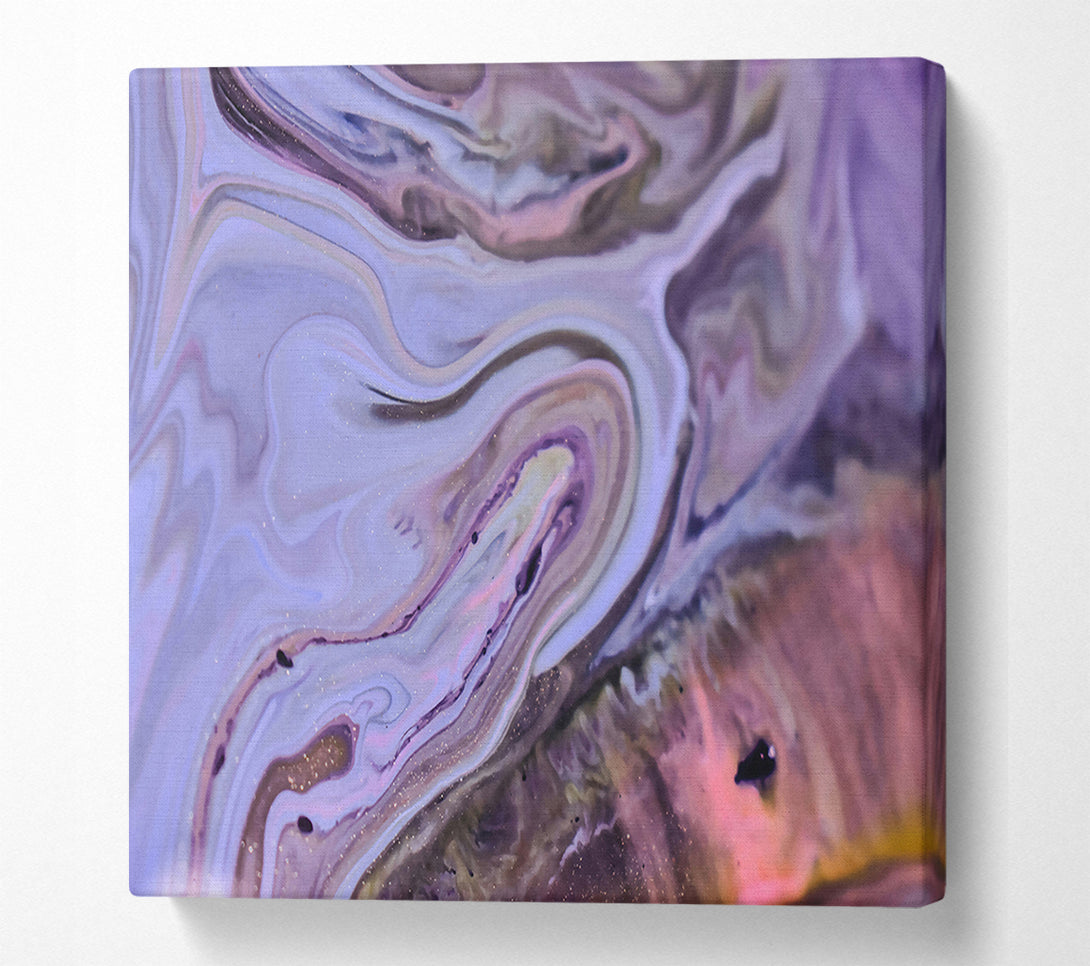  A Canvas Print of Lavender Swirls Of Dreams Canvas Wall Art