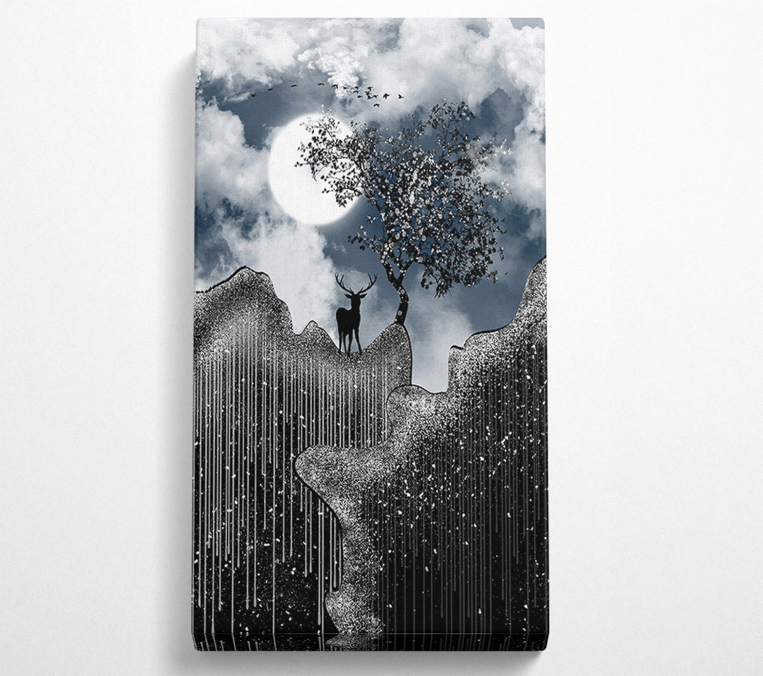  A Canvas Print of Glitte Deer Canvas Wall Art
