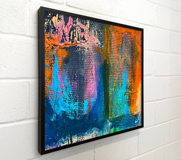 Orange And Blue Canvas