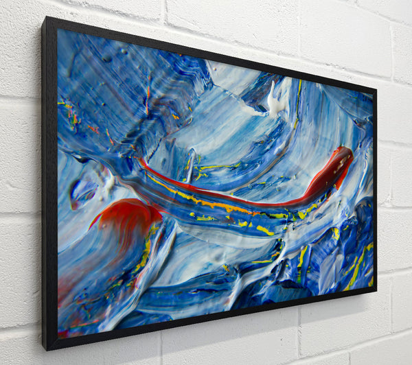 Blue Swirls Of Color