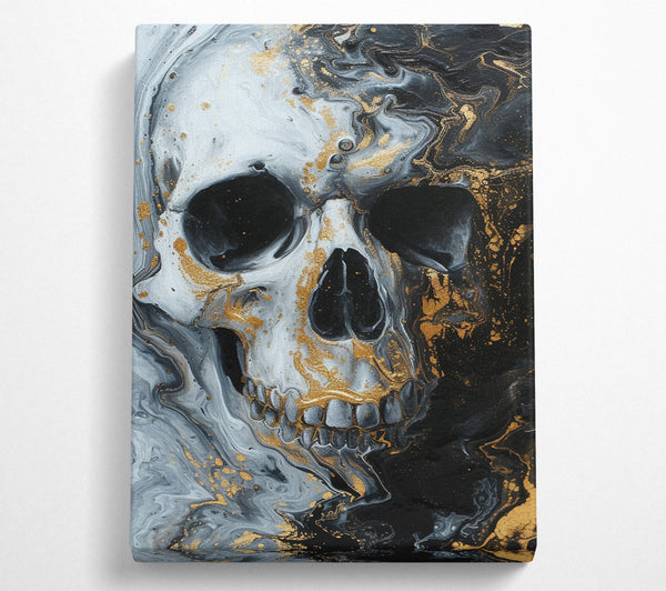  A Canvas Print of Glitter Skull Canvas Art