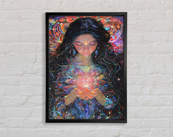 Goddess Of Love Framed Print