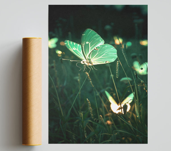 Emerald Winged Dream Print