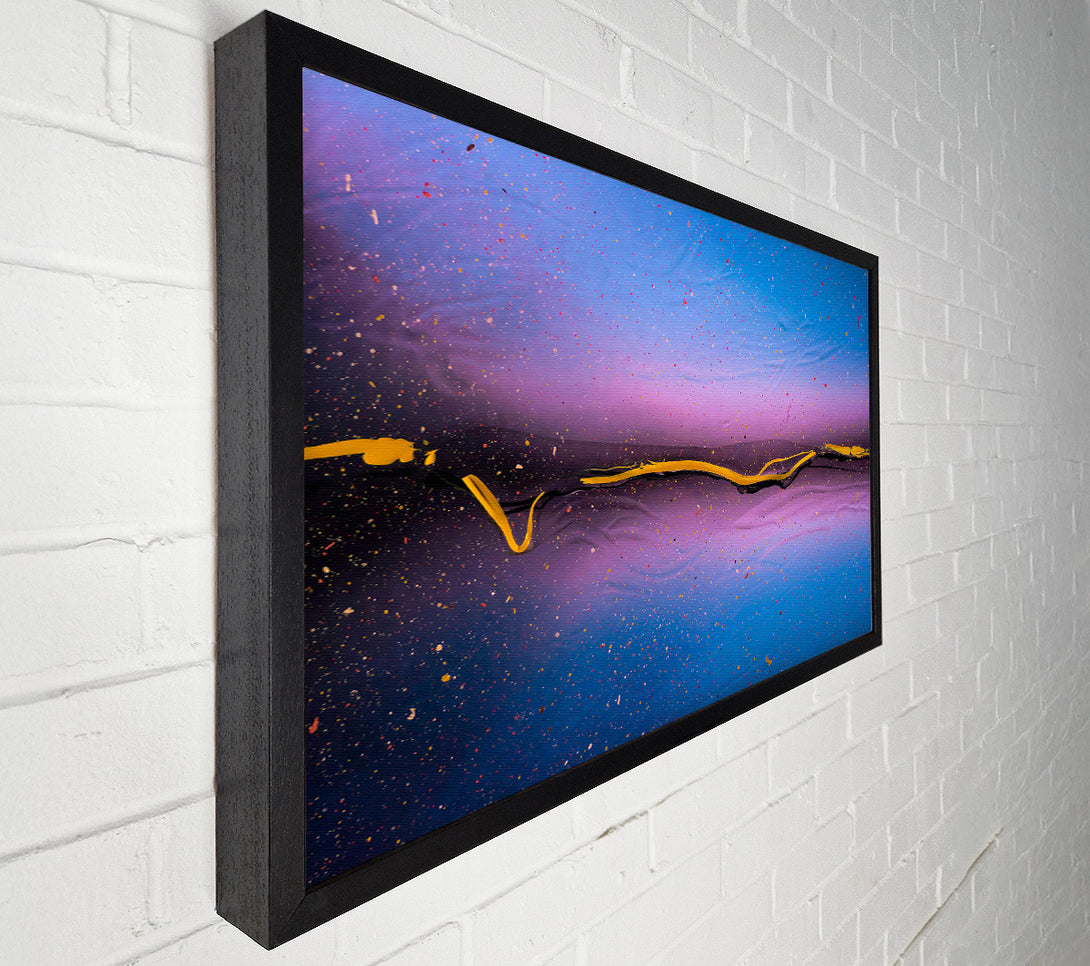  A Canvas Print of Golden Blue Horizon Canvas Wall Art