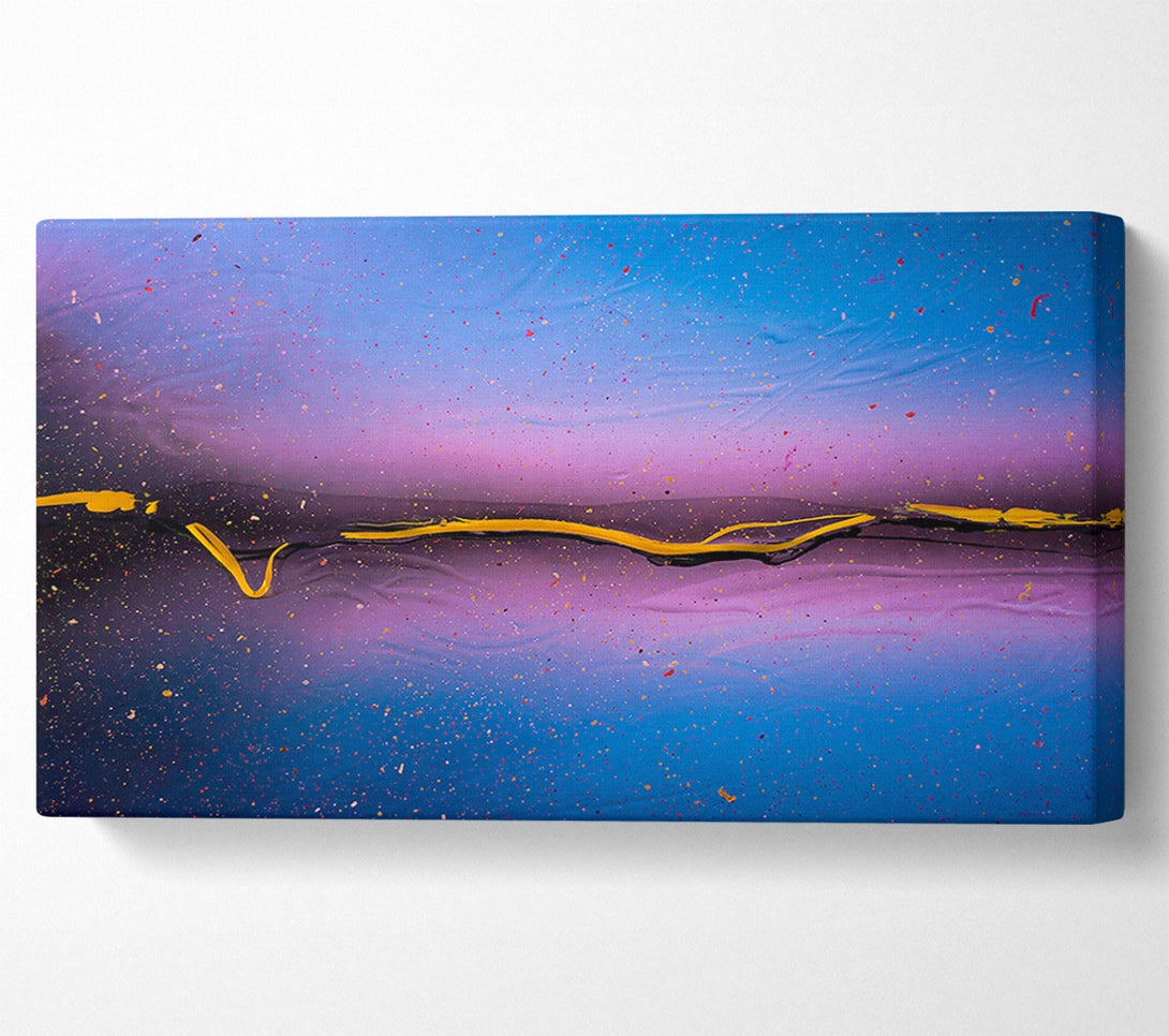  A Canvas Print of Golden Blue Horizon Canvas Wall Art