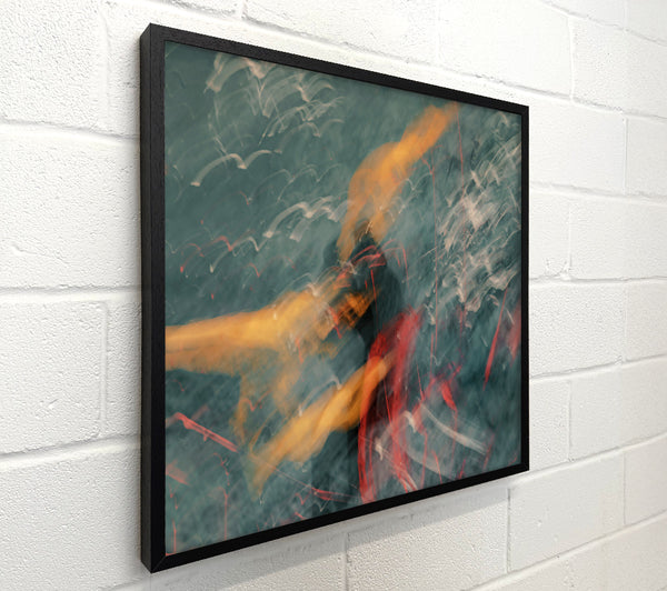 Orange Blurred Movement