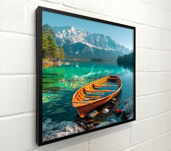 Teal Mountain Boat