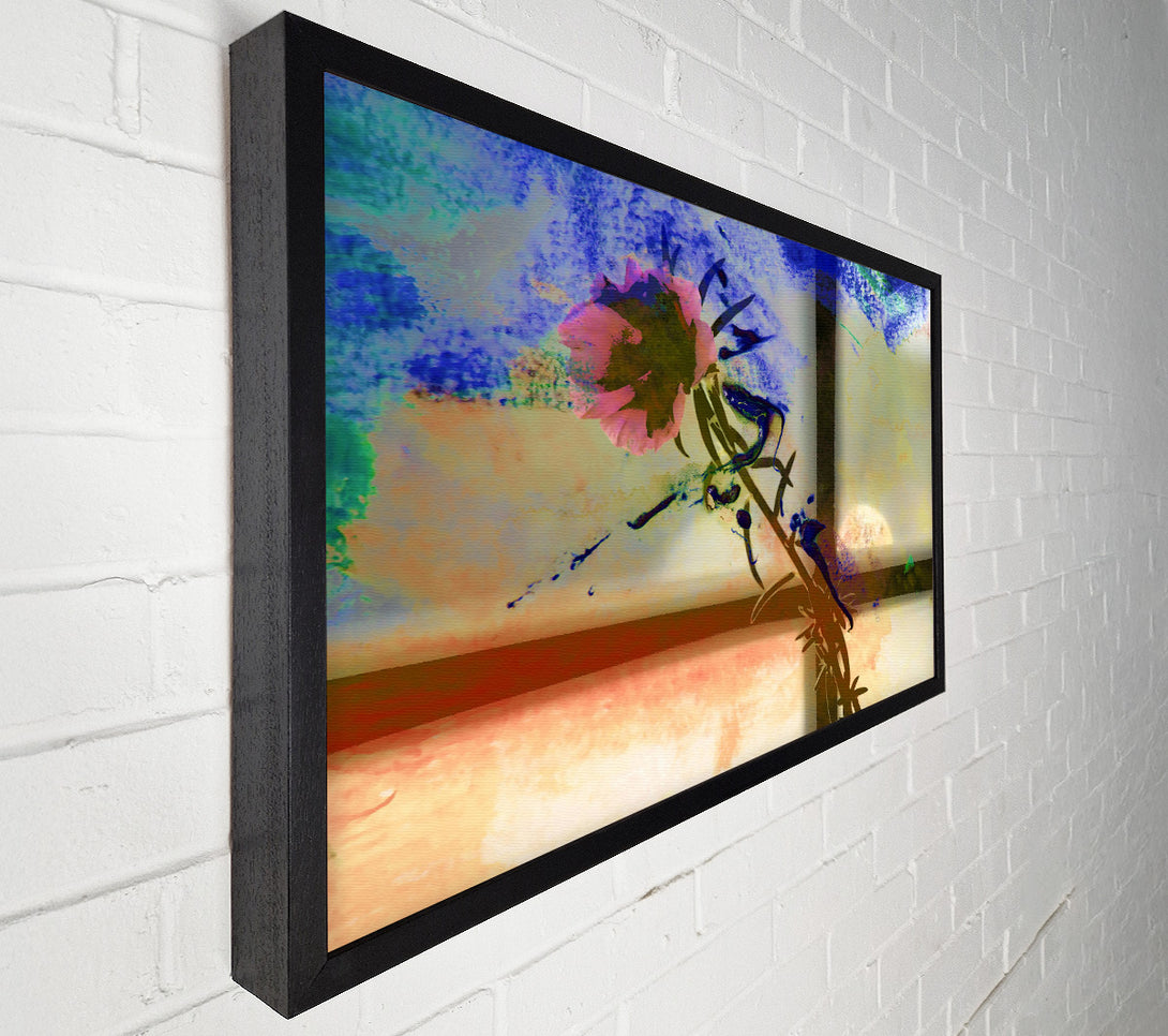  A Canvas Print of Blue Rose Window Canvas Wall Art