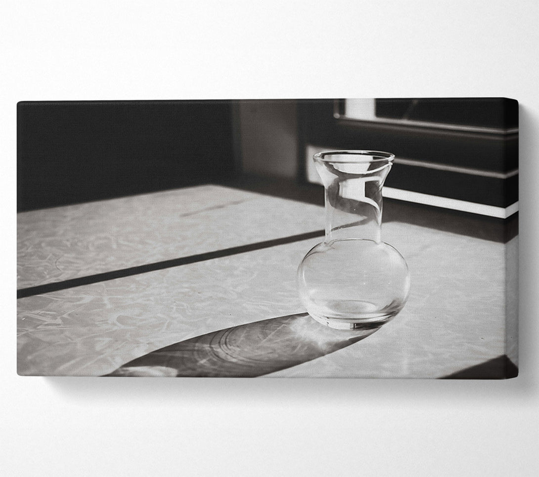  A Canvas Print of Clear Glass In Light Canvas Art