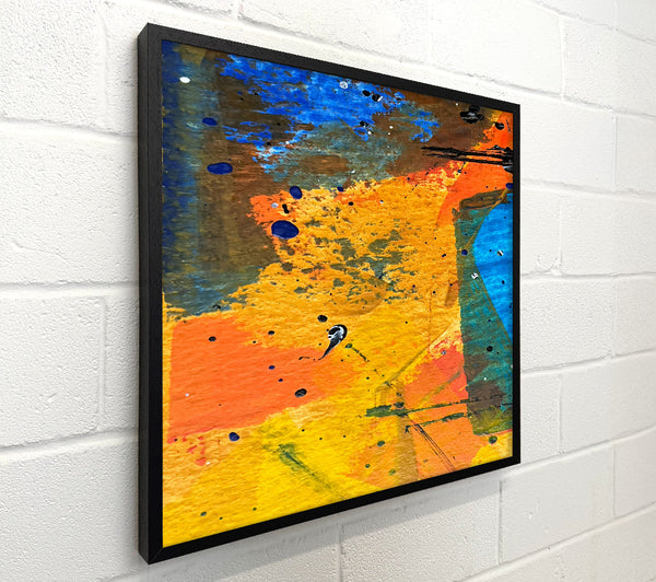 Yellow Splashes And Lines