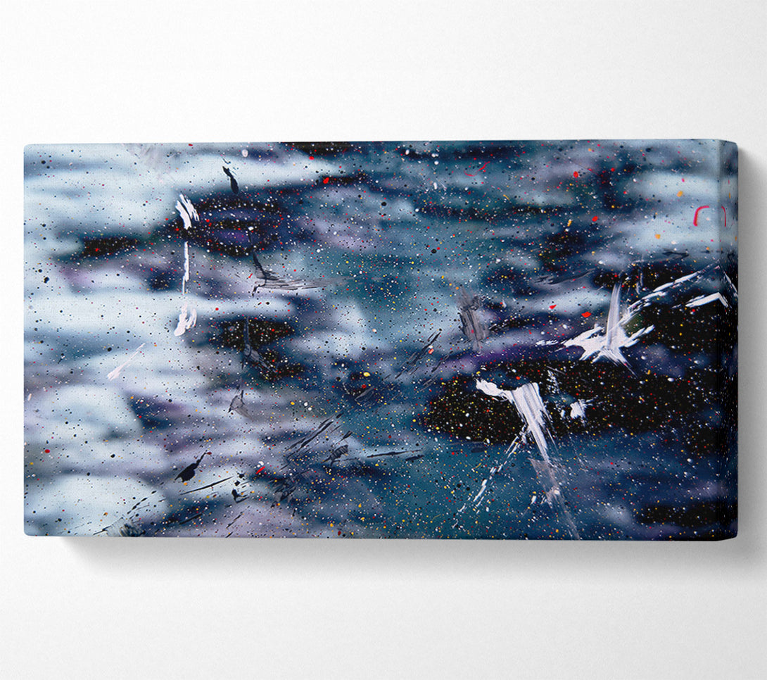  A Canvas Print of Blue Cosmic Dance Canvas Art