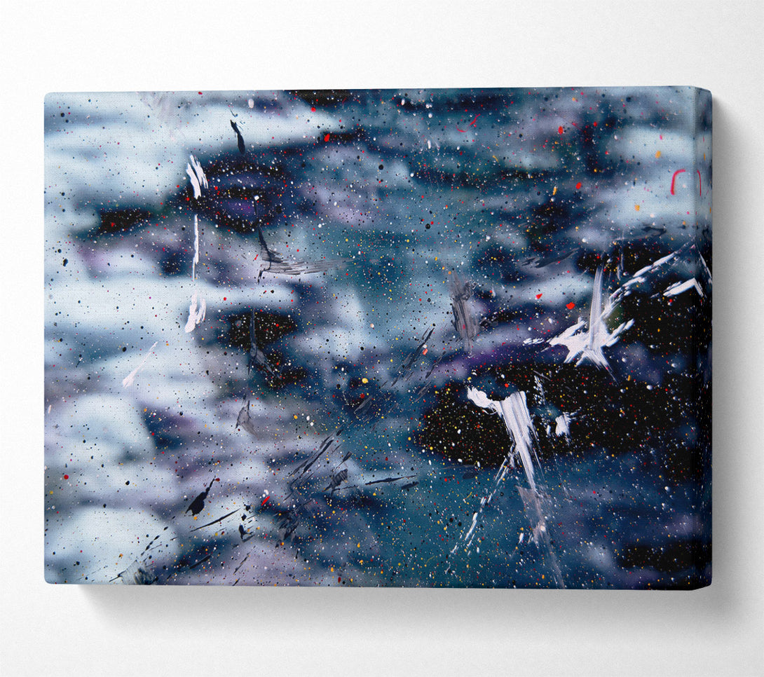  A Canvas Print of Blue Cosmic Dance Canvas Art