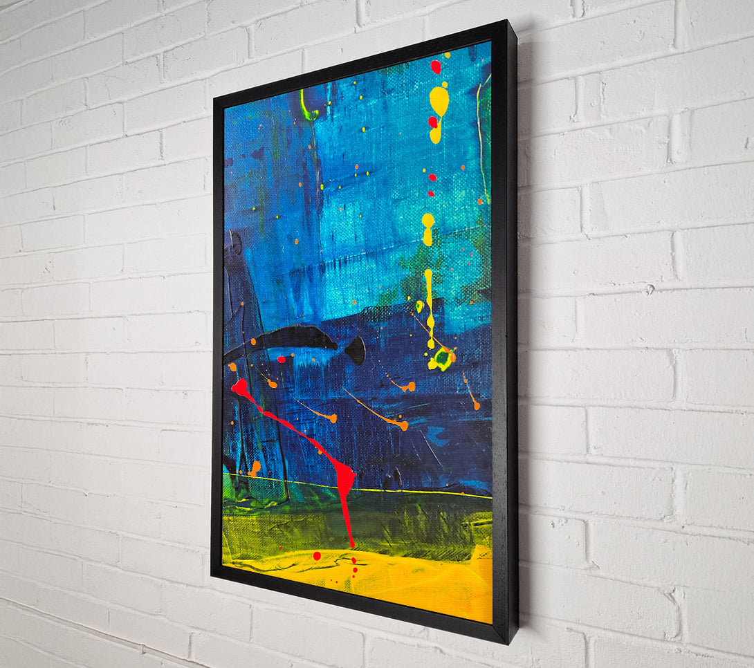  A Canvas Print of Blue Abstract Dreamscape Canvas Art