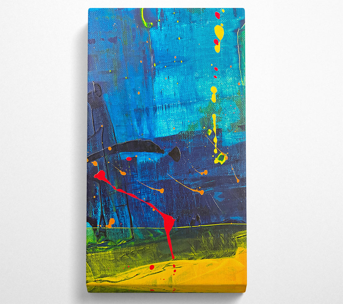  A Canvas Print of Blue Abstract Dreamscape Canvas Art